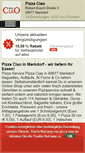 Mobile Screenshot of pizza-ciao.de